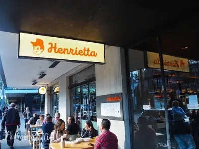 Henrietta Charcoal Chicken shopfront in Surry Hills